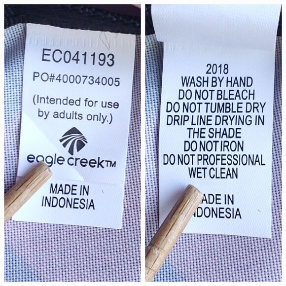 Eagle Creek Pack It Half Cube 10 x 7 Travel Pouch Small Red Black Mesh Zip Bag - Picture 5 of 8